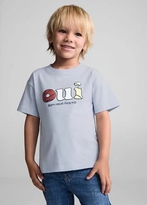 Zdjęcie produktu Bawełniany wzorzysty t-shirt MANGO BABY