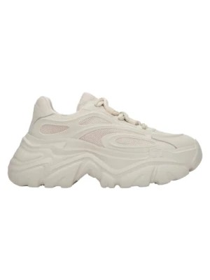 Zdjęcie produktu Beige Chunky Platform Sporty Sneakers Estro