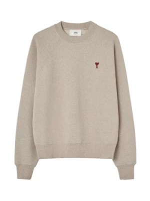 Zdjęcie produktu Beige Logo Sweater Ami Paris