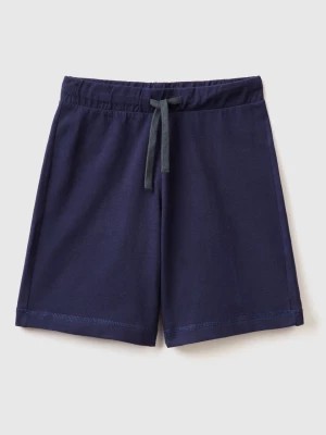 Zdjęcie produktu Benetton, 100% Cotton Bermudas, size L, Dark Blue, Kids United Colors of Benetton