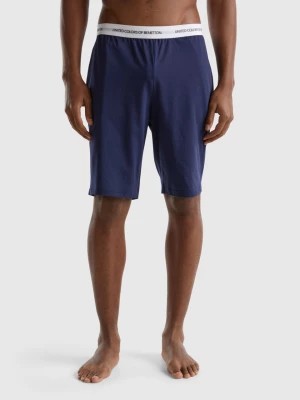Zdjęcie produktu Benetton, 100% Cotton Shorts, size S, Dark Blue, Men United Colors of Benetton