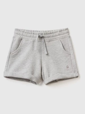 Zdjęcie produktu Benetton, 100% Cotton Sweat Shorts, size 2XL, Light Gray, Kids United Colors of Benetton