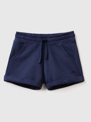 Zdjęcie produktu Benetton, 100% Cotton Sweat Shorts, size XL, Dark Blue, Kids United Colors of Benetton