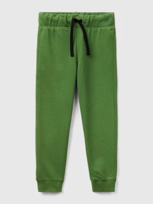 Zdjęcie produktu Benetton, 100% Cotton Sweatpants, size 2XL, Military Green, Kids United Colors of Benetton