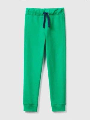 Zdjęcie produktu Benetton, 100% Cotton Sweatpants, size M, Green, Kids United Colors of Benetton