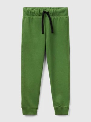 Zdjęcie produktu Benetton, 100% Cotton Sweatpants, size M, Military Green, Kids United Colors of Benetton