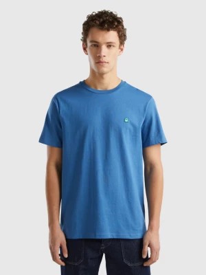 Zdjęcie produktu Benetton, 100% Organic Cotton Basic T-shirt, size XXXL, Blue, Men United Colors of Benetton