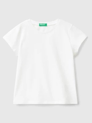 Zdjęcie produktu Benetton, 100% Organic Cotton T-shirt, size 104, White, Kids United Colors of Benetton