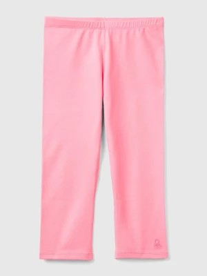 Zdjęcie produktu Benetton, 3/4 Leggings In Stretch Cotton, size 3XL, Pink, Kids United Colors of Benetton