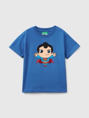 Zdjęcie produktu Benetton, Air Force Blue©&™ Dc Comics Superman T-shirt, Aviation Blue, size 90, Air Force Blue, Kids United Colors of Benetton