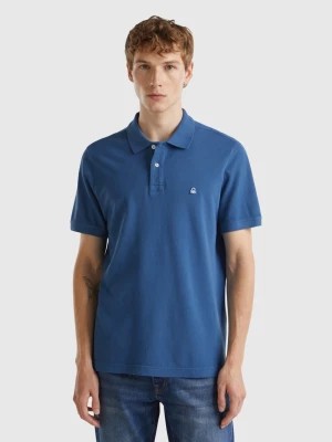 Zdjęcie produktu Benetton, Air Force Blue Regular Fit Polo, size L, Air Force Blue, Men United Colors of Benetton