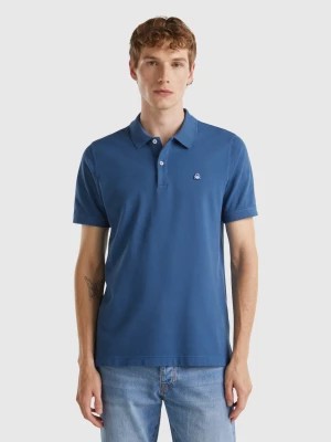 Zdjęcie produktu Benetton, Air Force Blue Slim Fit Polo, size XL, Air Force Blue, Men United Colors of Benetton