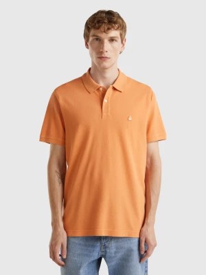 Zdjęcie produktu Benetton, Amber Regular Fit Polo, size S, Orange, Men United Colors of Benetton