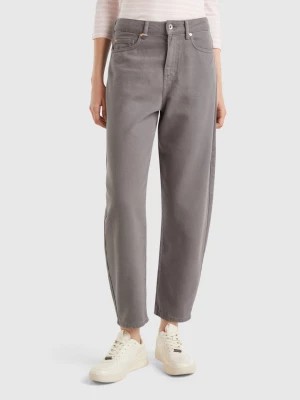 Zdjęcie produktu Benetton, Balloon Fit Trousers, size 27, Gray, Women United Colors of Benetton