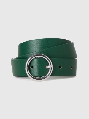 Zdjęcie produktu Benetton, Belt In Imitation Leather, size XL, Dark Green, Women United Colors of Benetton