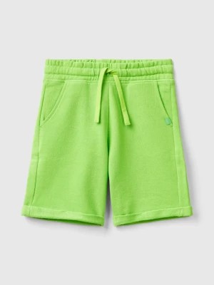 Zdjęcie produktu Benetton, Bermudas In Pure Cotton Sweat, size XL, Light Green, Kids United Colors of Benetton