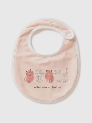 Zdjęcie produktu Benetton, Bib With Print, size OS, Soft Pink, Kids United Colors of Benetton