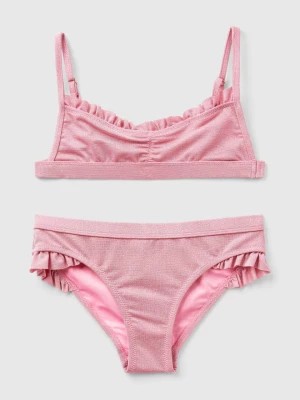 Zdjęcie produktu Benetton, Bikini Swimsuit With Lurex, size M, Pink, Kids United Colors of Benetton