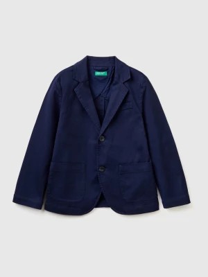 Zdjęcie produktu Benetton, Blazer In Stretch Cotton, size XL, Dark Blue, Kids United Colors of Benetton