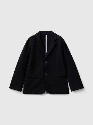 Zdjęcie produktu Benetton, Blazer In Stretch Viscose Blend, size 2XL, Black, Kids United Colors of Benetton