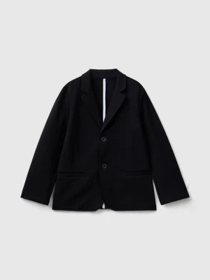 Zdjęcie produktu Benetton, Blazer In Stretch Viscose Blend, size L, Black, Kids United Colors of Benetton