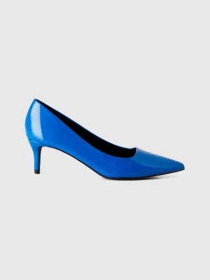 Zdjęcie produktu Benetton, Blue Pump With Patent Heel, size 35, Blue, Women United Colors of Benetton