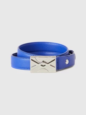 Zdjęcie produktu Benetton, Blue Thin Belt, size XL, Bright Blue, Women United Colors of Benetton