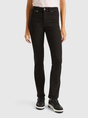 Zdjęcie produktu Benetton, Bootcut Jeans In Recycled Cotton Blend, size 25, Black, Women United Colors of Benetton