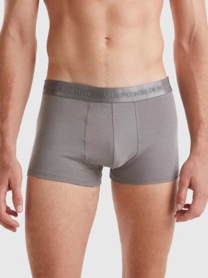 Zdjęcie produktu Benetton, Boxer Briefs In Lyocell Blend, size M, Gray, Men United Colors of Benetton