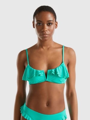 Zdjęcie produktu Benetton, Brassiere Bikini Top In Econyl®, size 1°, Aqua, Women United Colors of Benetton