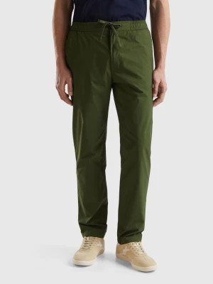 Zdjęcie produktu Benetton, Canvas Trousers With Drawstring, size 56, , Men United Colors of Benetton