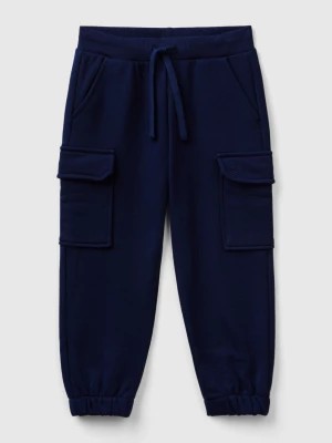 Zdjęcie produktu Benetton, Cargo Sweatpants, size 104, Dark Blue, Kids United Colors of Benetton