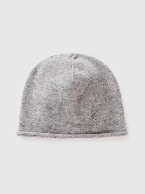 Zdjęcie produktu Benetton, Cashmere Blend Cap, size OS, Light Gray, Women United Colors of Benetton