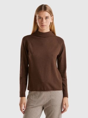 Zdjęcie produktu Benetton, Cashmere Blend Sweater, size S, Brown, Women United Colors of Benetton