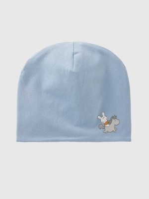 Zdjęcie produktu Benetton, Cotton Hat With Print, size 68, Sky Blue, Kids United Colors of Benetton