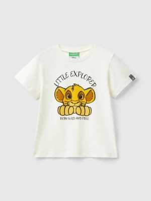 Zdjęcie produktu Benetton, Cream White ©disney Simba T-shirt, size 90, Creamy White, Kids United Colors of Benetton