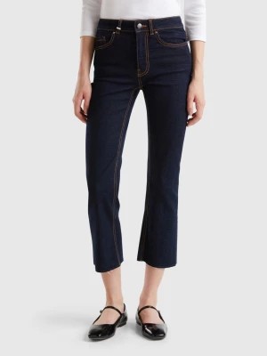 Zdjęcie produktu Benetton, Cropped Jeans In Recycled Cotton, size 30, Dark Blue, Women United Colors of Benetton