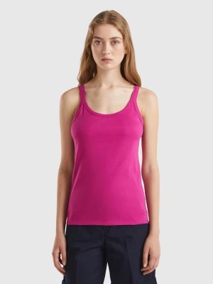 Zdjęcie produktu Benetton, Cyclamen Tank Top In Pure Cotton, size XS, Cyclamen, Women United Colors of Benetton