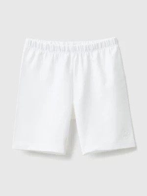 Zdjęcie produktu Benetton, Cycling Short Leggings, size 98, White, Kids United Colors of Benetton