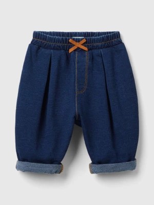 Zdjęcie produktu Benetton, Denim Look Sweatpants, size 62, Dark Blue, Kids United Colors of Benetton