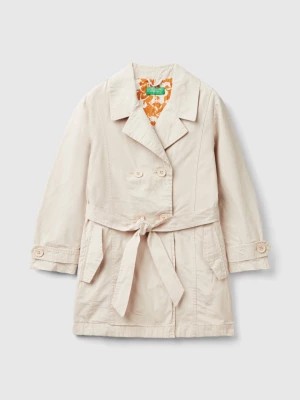 Zdjęcie produktu Benetton, Double-breasted Trench Coat, size M, Beige, Kids United Colors of Benetton