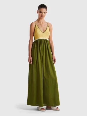 Zdjęcie produktu Benetton, Dress With Crochet Top, size S, Green, Women United Colors of Benetton