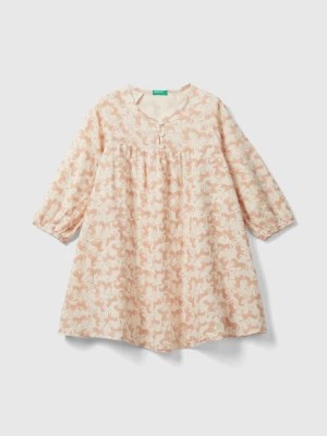Zdjęcie produktu Benetton, Dress With Horse Print, size XL, Soft Pink, Kids United Colors of Benetton