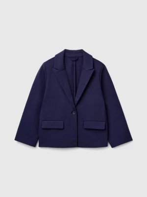 Zdjęcie produktu Benetton, Elegant Long Blazer, size L, Dark Blue, Kids United Colors of Benetton