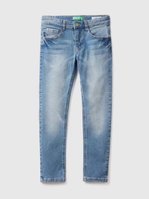 Zdjęcie produktu Benetton, Five-pocket Skinny Fit Jeans, size M, Air Force Blue, Kids United Colors of Benetton