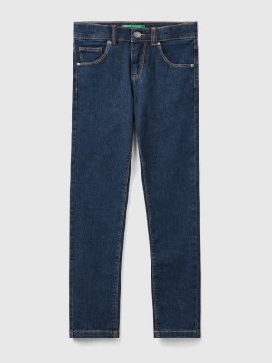 Zdjęcie produktu Benetton, Five-pocket Slim Fit Jeans, size M, Dark Blue, Kids United Colors of Benetton