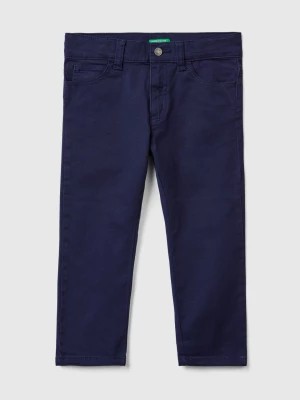 Zdjęcie produktu Benetton, Five-pocket Slim Fit Trousers, size 104, Dark Blue, Kids United Colors of Benetton