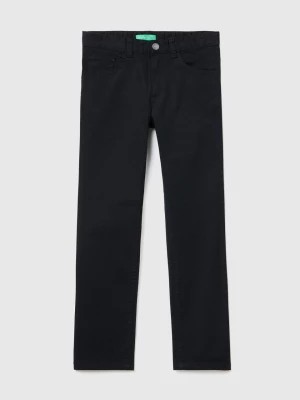 Zdjęcie produktu Benetton, Five Pocket Slim Fit Trousers, size M, Black, Kids United Colors of Benetton