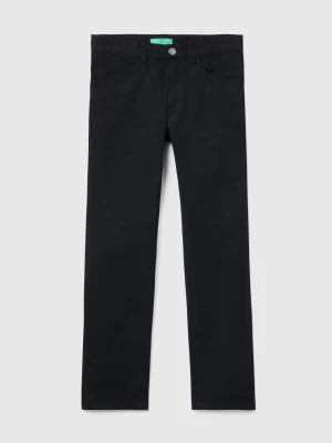 Zdjęcie produktu Benetton, Five Pocket Slim Fit Trousers, size XL, Black, Kids United Colors of Benetton