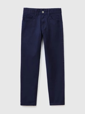 Zdjęcie produktu Benetton, Five Pocket Slim Fit Trousers, size XL, Dark Blue, Kids United Colors of Benetton